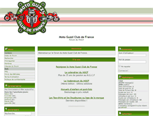 Tablet Screenshot of forum.motoguzziclub.fr